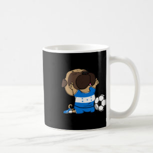 Pug-Hund Honduras Fußballfans Trikot honduranische Kaffeetasse