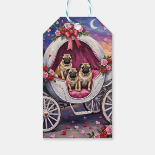 Pug Hund Valentinstag Geschenkanhänger