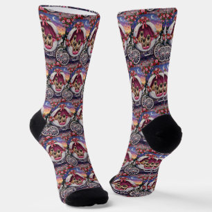 Pug Hund Valentinstag Socken