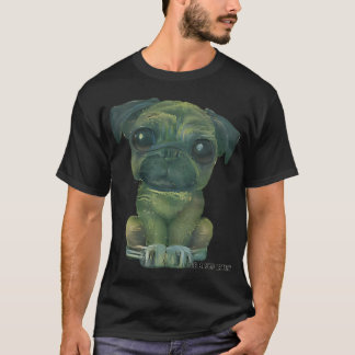 Pug Hund X Claude Monet #3 Mashup - Originale Kuns T-Shirt