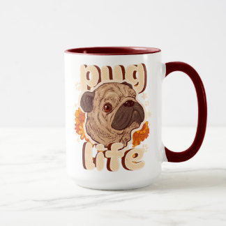 Pug life for pug lovers  tasse