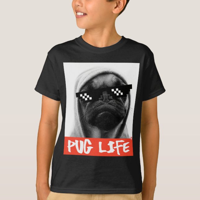 Pug Life T-Shirt (Vorderseite)