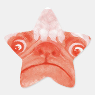 PUG_orange3.png Stern-Aufkleber