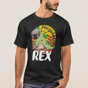 Pugasaurus Rex, Ich liebe meinen Mops Hund, Tierli T-Shirt