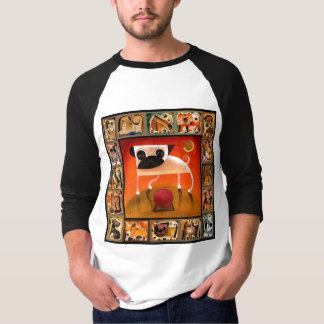 Pugcasso Arbeiten - Mops 1 T-Shirt