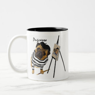 Pugcasso Tasse