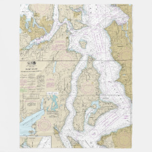 Puget Sound Shilshole Bay bis zur Commencement Bay Fleecedecke