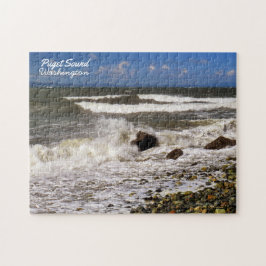 Puget Sound Washington Ocean Waves Foto