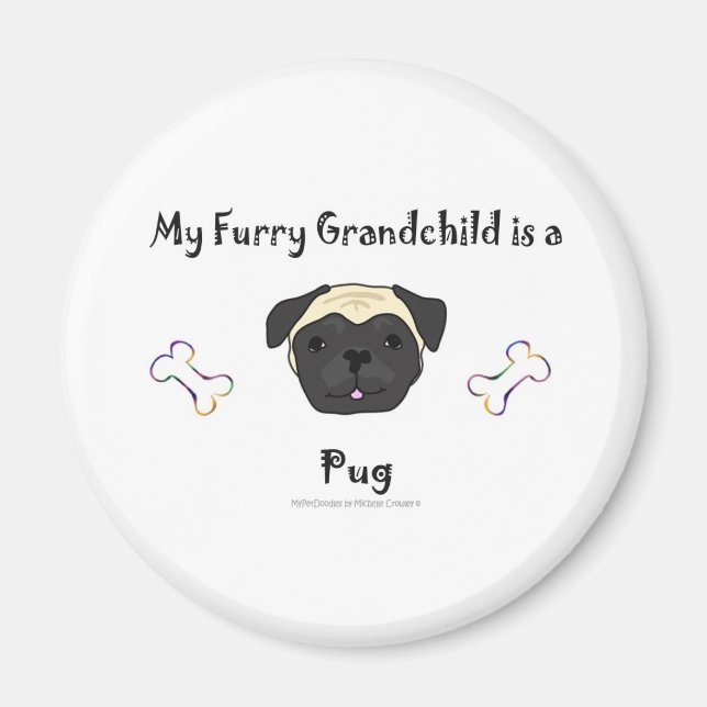 PugFawn Magnet (Vorne)