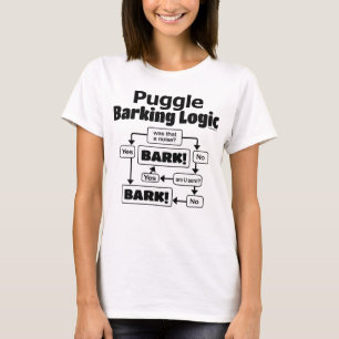 Puggle Abstreifenlogik T-Shirt