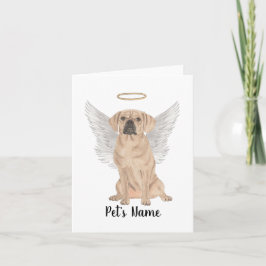 Puggle Beileid Memorial Karte