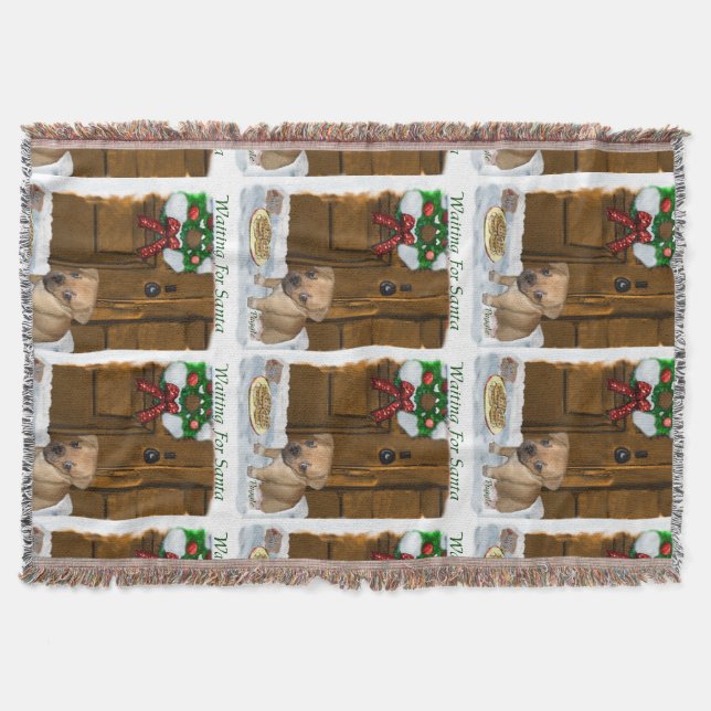 Puggle Christmas Decke (Vorderseite)