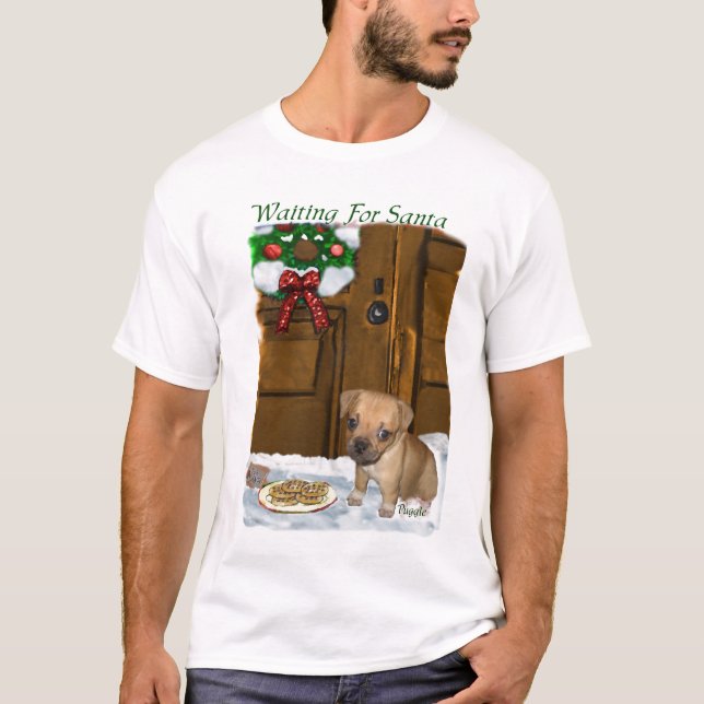 Puggle Christmas Geschenke T-Shirt (Vorderseite)