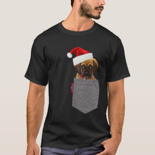 Puggle in der Tasche Süßer Beagle Pug Weihnachten T-Shirt