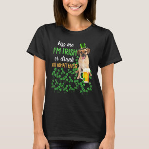 Puggle Küss mich, ich bin Ire oder betrunken oder T-Shirt