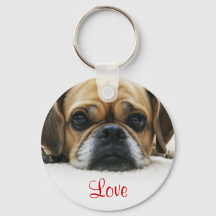 Puggle Liebe-Schlüsselanhänger Schlüsselanhänger