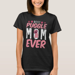 Puggle-Mama-Hund Haustierbesitzer Muttertag Süße P T-Shirt