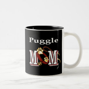 Puggle Mama-Tasse Zweifarbige Tasse