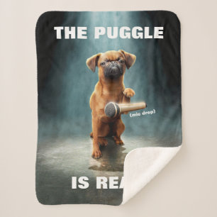 Puggle Mic Drop Sherpadecke