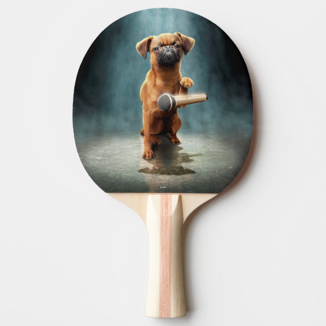 Puggle Mic Drop Tischtennis Schläger (Vorderseite)