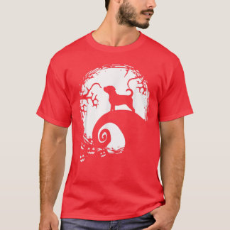 Puggle Moon Halloween T - Shirt