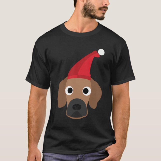 Puggle Niedliche Weihnachtsgeschenke für Hunde län T-Shirt (Vorderseite)