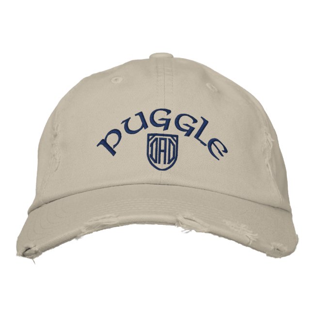 Puggle, VATER Bestickte Baseballkappe (Vorderseite)