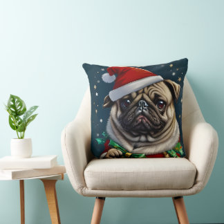 Puggy Claus Collection Kissen