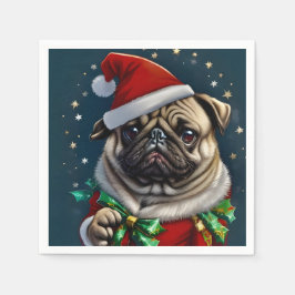 Puggy Claus Collection Serviette