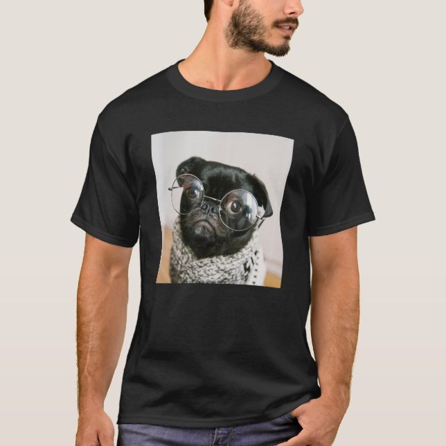 Puggy Mops T-Shirt (Vorderseite)