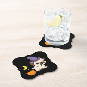 Puggy Witch Coasters #2 Untersetzer