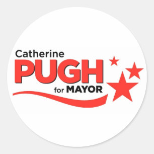 Pugh für Bürgermeister Stickers