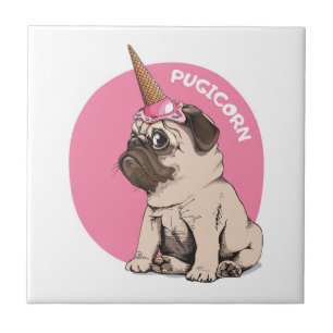 Pugicorn Fliese