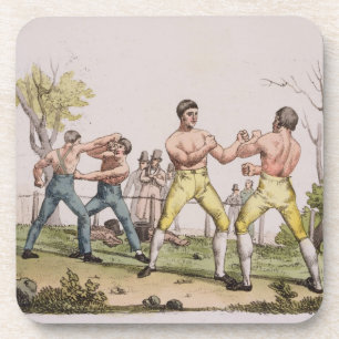Pugilists, überziehen 31 'von der Geschichte des Getränkeuntersetzer