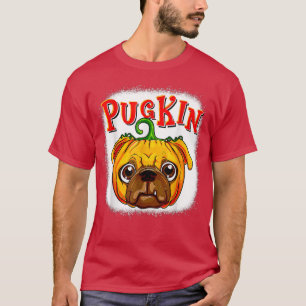 Pugkin Mops Pumpkin T Shirt Halloween Kinder Junge