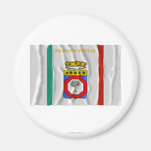 Puglia-Wachsflagge Magnet