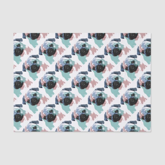 Pugly Seidenpapier (Vorderseite)