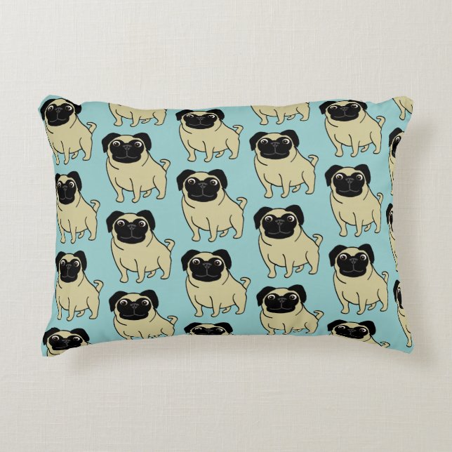 Pugs Dekokissen (Vorderseite)
