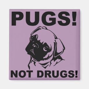 Pugs Keine Drogen Lustiger Kühlschrankmagnet Refri