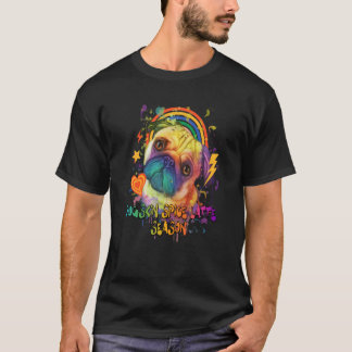 Pugskin Gewürz Latte Season Mops Animal Pub Dutch  T-Shirt