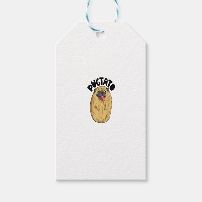 Pugtato Mops Potato Shirt Dog Liebhaber Kostüm Fun Geschenkanhänger (Vorderseite)