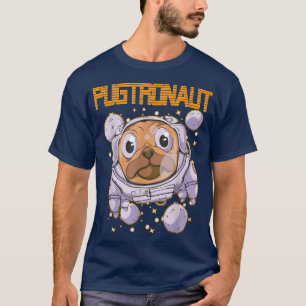 Pugtronaut Mops Astronaut T-Shirt