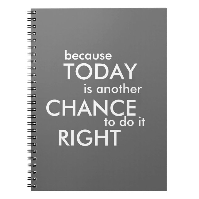 Puisqu'aujourd'hui est autre chance - journal (Devant)