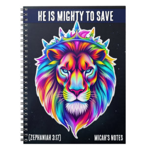 Puissant à sauver - Carnet personnalisé Bible Vers