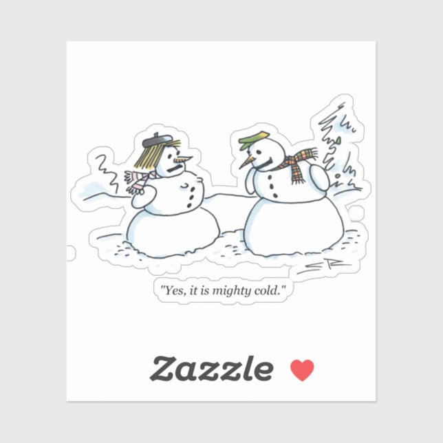 Puissante étiquette froide (Feuille)