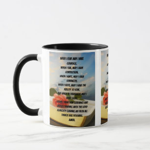 Puisse-Je Seigneur Prière Mug Deux Tons