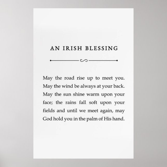 Puisse La Route Monter Pour Vous Rencontrer Poster (Devant)