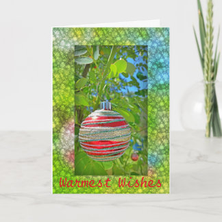 Puisse ton Noël être joyeux et brillante carte de