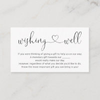 Puits de souhaits pour invitation de mariage - Sim