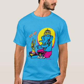 Puja de Ganesh à Ma Jah Sunny Arts Design Tshirt
